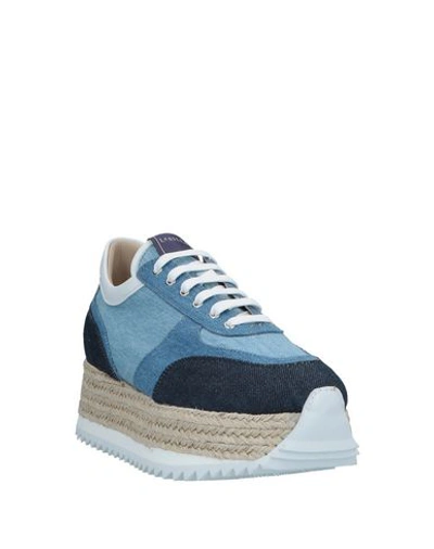 Shop Le Silla Sneakers In Blue