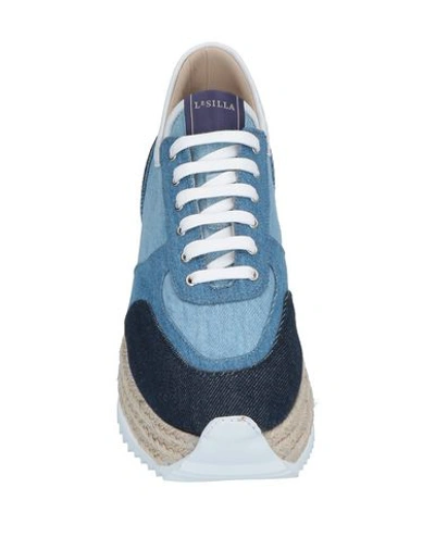 Shop Le Silla Sneakers In Blue