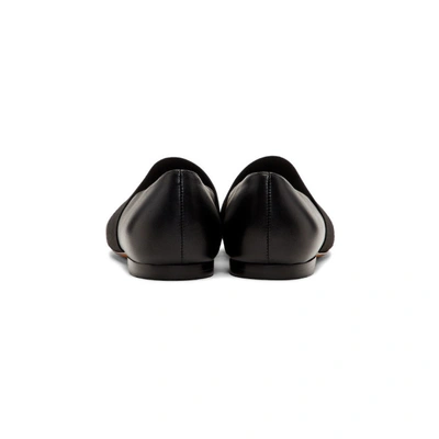 Shop Givenchy Black Bedford Ballerina Flats In 001 Black