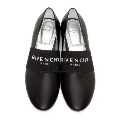 Shop Givenchy Black Bedford Ballerina Flats In 001 Black