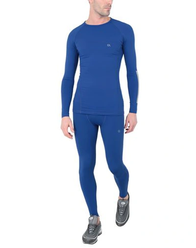 Shop Calvin Klein Performance Leggings In Blue