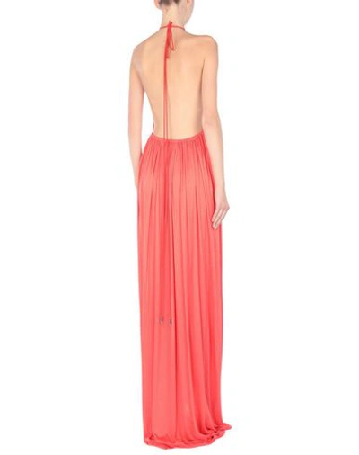 Shop Dsquared2 Long Dress In Coral