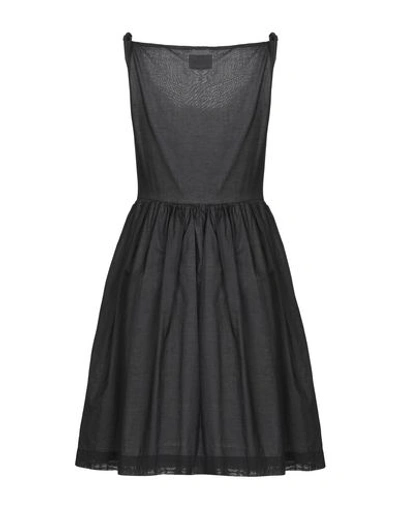 Shop Vivienne Westwood Anglomania Short Dress In Black