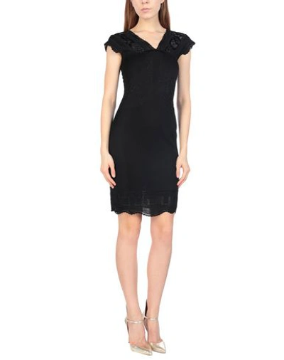 Shop Roberto Cavalli Short Dress In Black