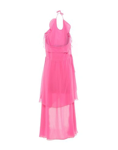 Shop Space Style Concept Midi Dresses In Fuchsia