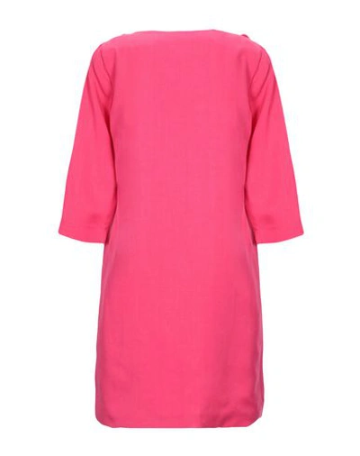 Shop Pinko Short Dress In Fuchsia