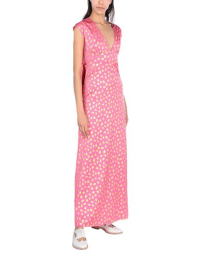 Shop Manoush Long Dress In Pink