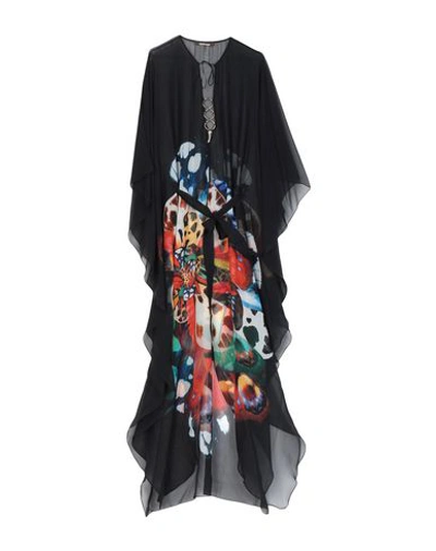 Shop Roberto Cavalli Long Dresses In Black