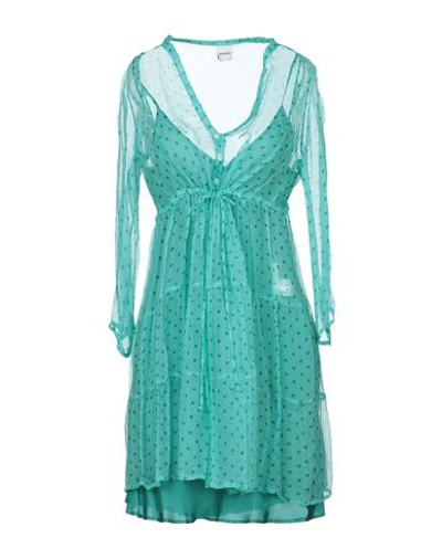 Shop Aspesi Short Dress In Light Green