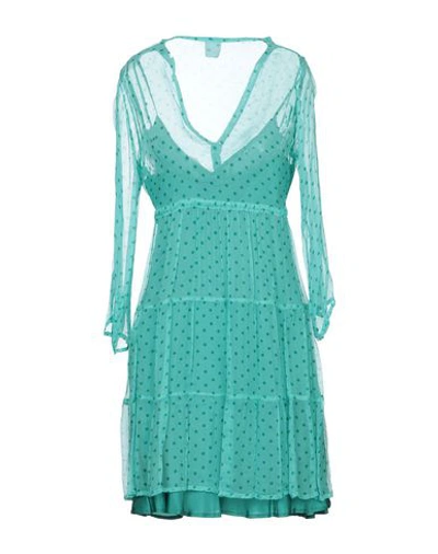 Shop Aspesi Short Dress In Light Green