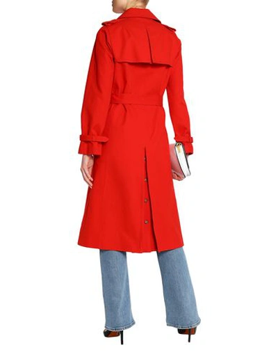Shop Maje Full-length Jacket In Red
