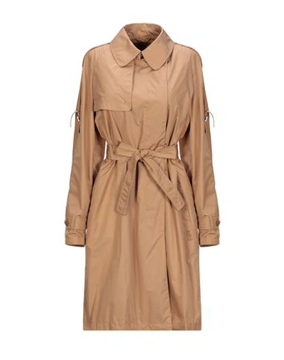 Shop Add Overcoats In Camel