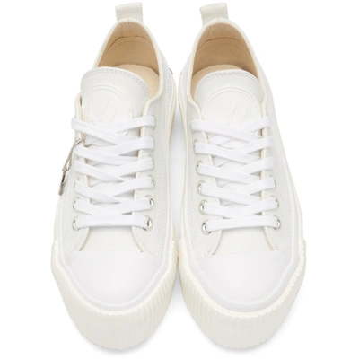 Shop Mcq By Alexander Mcqueen Off-white Plimsoll Platform Low-top Sneakers