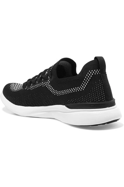 Shop Apl Athletic Propulsion Labs Techloom Breeze Mesh Sneakers In Black