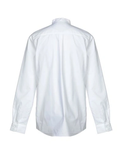 Shop Pierre Balmain Solid Color Shirt In White