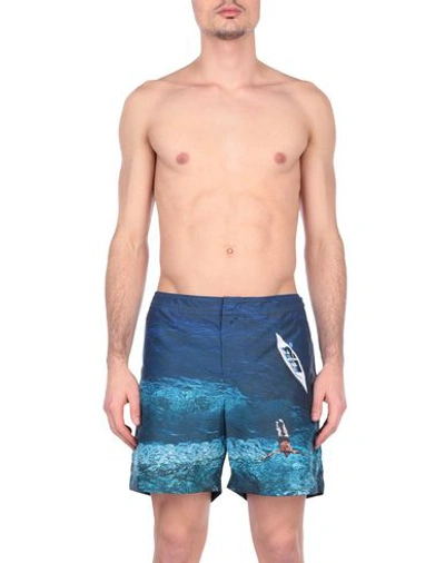 Shop Orlebar Brown Swim Shorts In Dark Blue