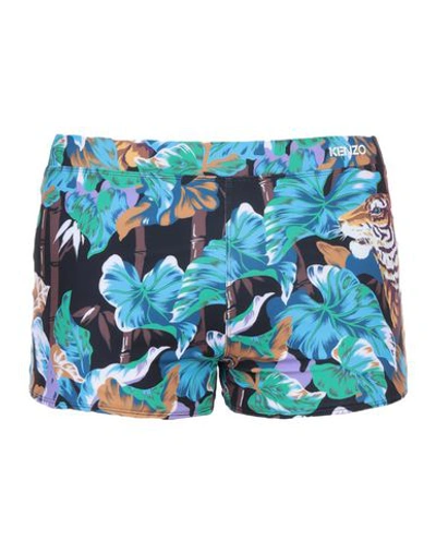 Shop Kenzo Swim Shorts In Azure