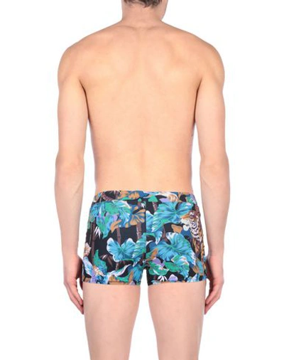 Shop Kenzo Swim Shorts In Azure