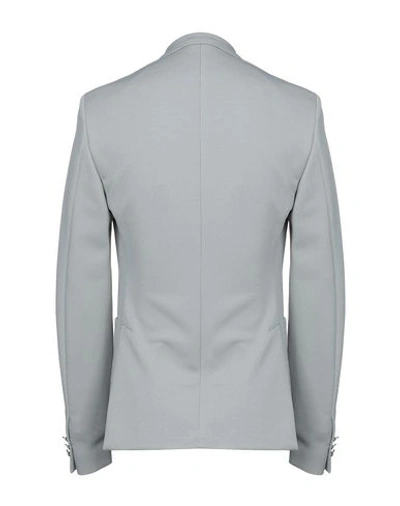 Shop Versace Blazer In Grey