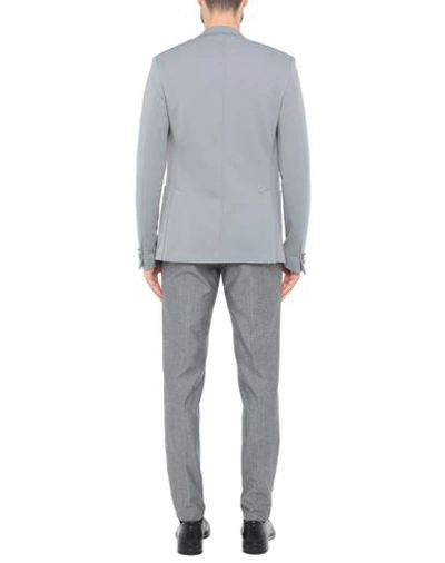 Shop Versace Blazer In Grey