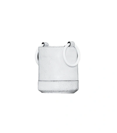 Shop Simon Miller Bonsai 15cm Bag In White Crackle