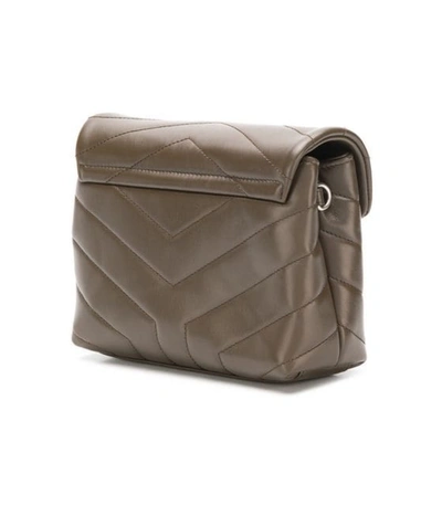 Shop Saint Laurent Loulou Cross-body Bag In Brown