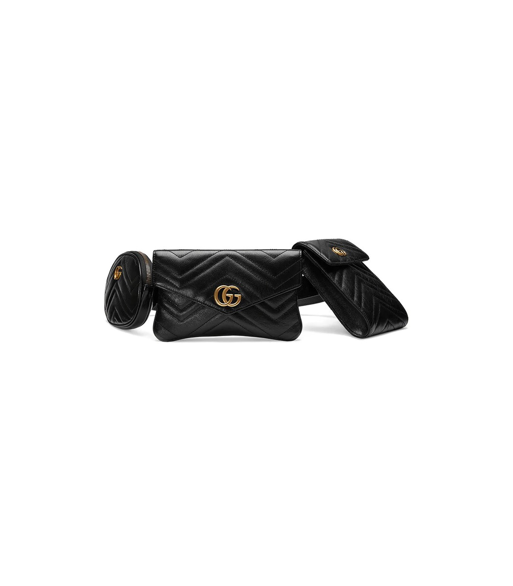 gucci triple belt bag