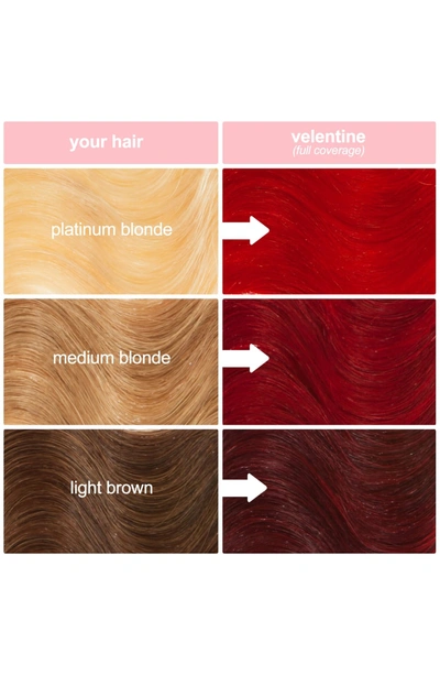 Shop Lime Crime Unicorn Hair Full Coverage Semi-permanent Hair Color In Valentine