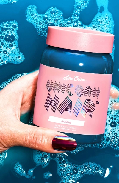 Shop Lime Crime Unicorn Hair Full Coverage Semi-permanent Hair Color In Anime