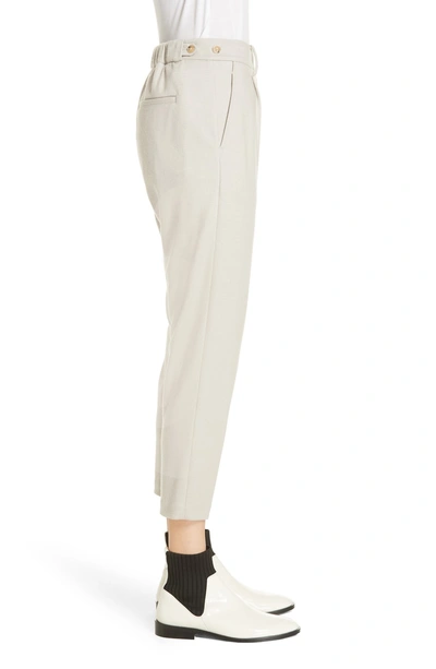 Shop Vince Cropped Pull-on Pants In Marble
