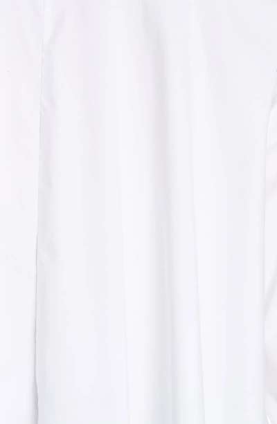 Shop Palmer Harding Split Shirt In White Poplin