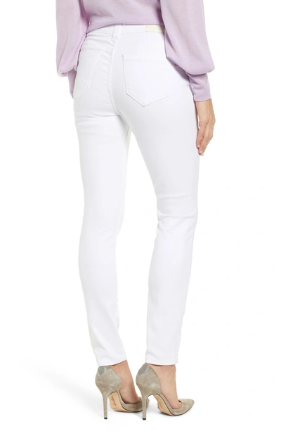 Shop Jag Jeans Cecilia Skinny Jeans In White