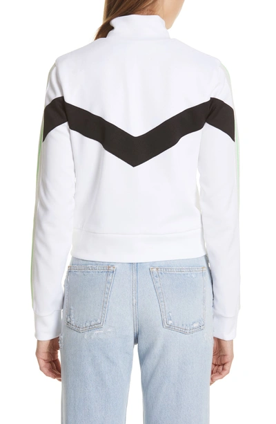 Shop Off-white Track Sweatshirt In White