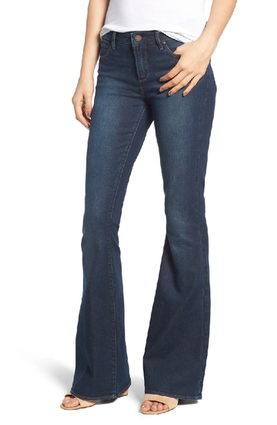 Shop Articles Of Society Faith Flare Jeans In Northport Dark Wash