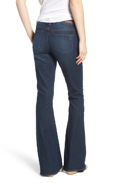 Shop Articles Of Society Faith Flare Jeans In Northport Dark Wash