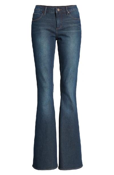 Shop Articles Of Society Faith Flare Jeans In Northport Dark Wash