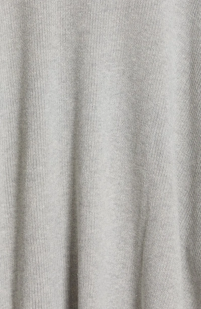Shop Palmer Harding Dual Sweater In Grey/ Off White