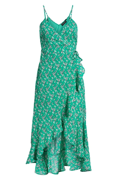 Shop The Fifth Label Adventurer Floral Print High/low Dress In Green Floral