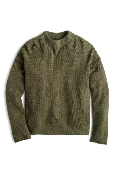 J crew button store back sweater