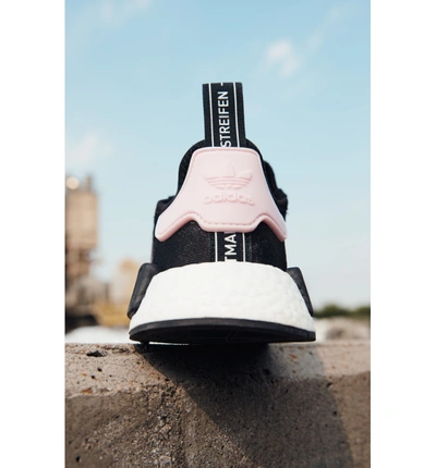 Shop Adidas Originals Nmd R1 Athletic Shoe In Collegiate Burgundy/ Clear