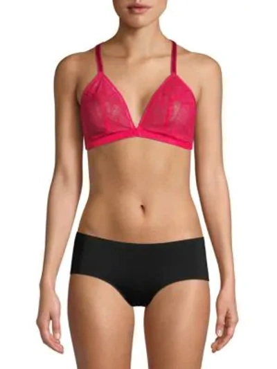 Shop Wacoal Take The Plunge Wire Free Racerback Bra In Love Potion