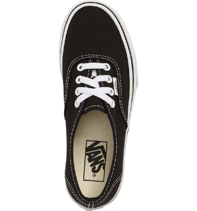 Shop Vans 'authentic' Platform Sneaker In Black/ White