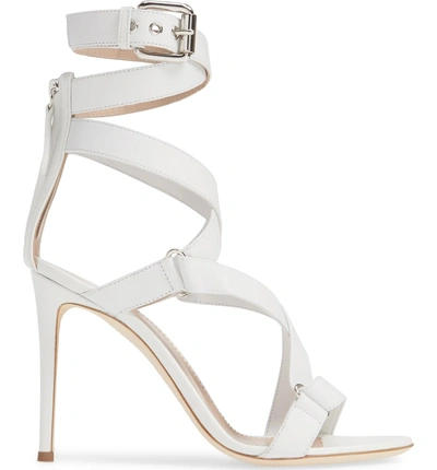 Shop Giuseppe Zanotti Wrap Sandal In White