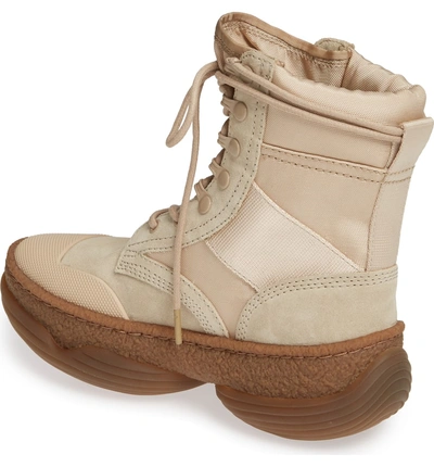 Shop Alexander Wang Platform Combat Boot In Sand