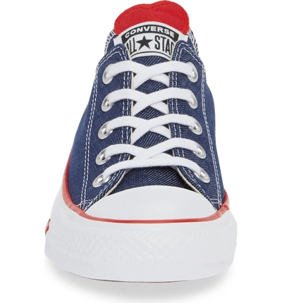 Shop Converse Chuck Taylor All Star Ox Sneaker In Indigo/ Enamel Red/ White