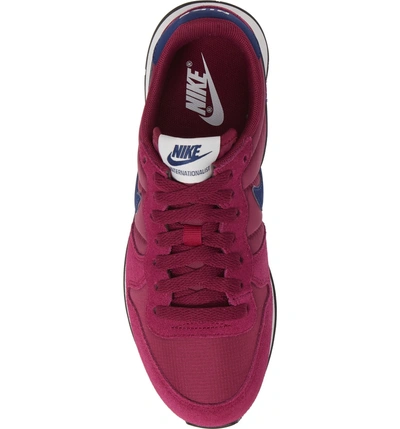Shop Nike 'internationalist' Sneaker In True Berry/ Blue Void/ White