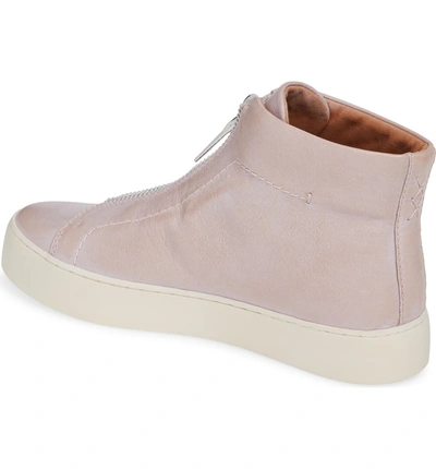 Shop Frye Lena Zip High Top Sneaker In Lilac