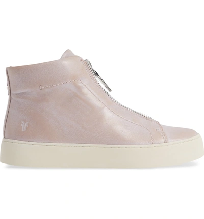 Shop Frye Lena Zip High Top Sneaker In Lilac