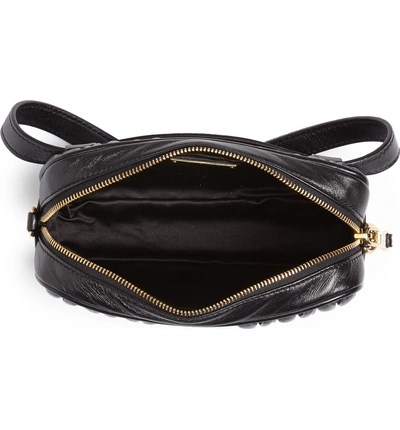 Shop Miu Miu Rider Matelasse Leather Belt Bag - Black In Nero
