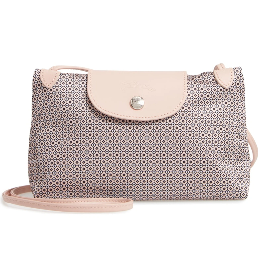 Longchamp Le Pliage Dandy Print Nylon Crossbody Bag Ivory ModeSens